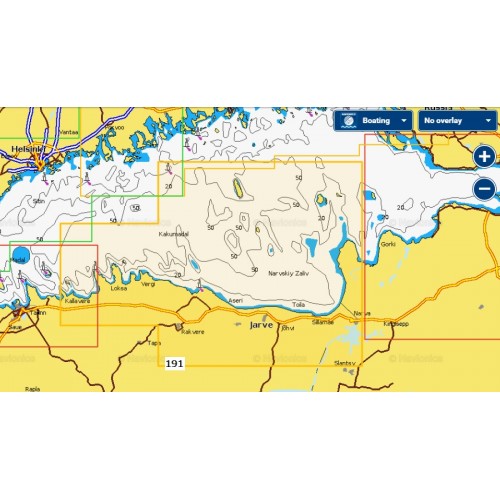 5G191S Navionics+ Small Gold, Нарвский Залив